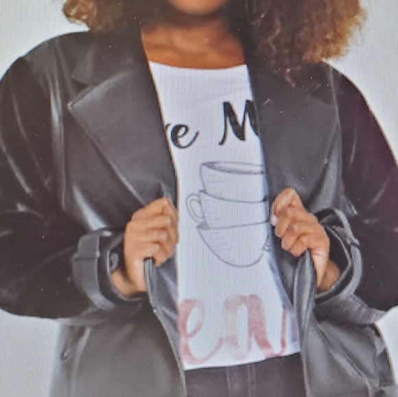 Faux Leather and Fur Moto Jacket - Picture 2 of 3